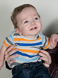"Bentley smiling"