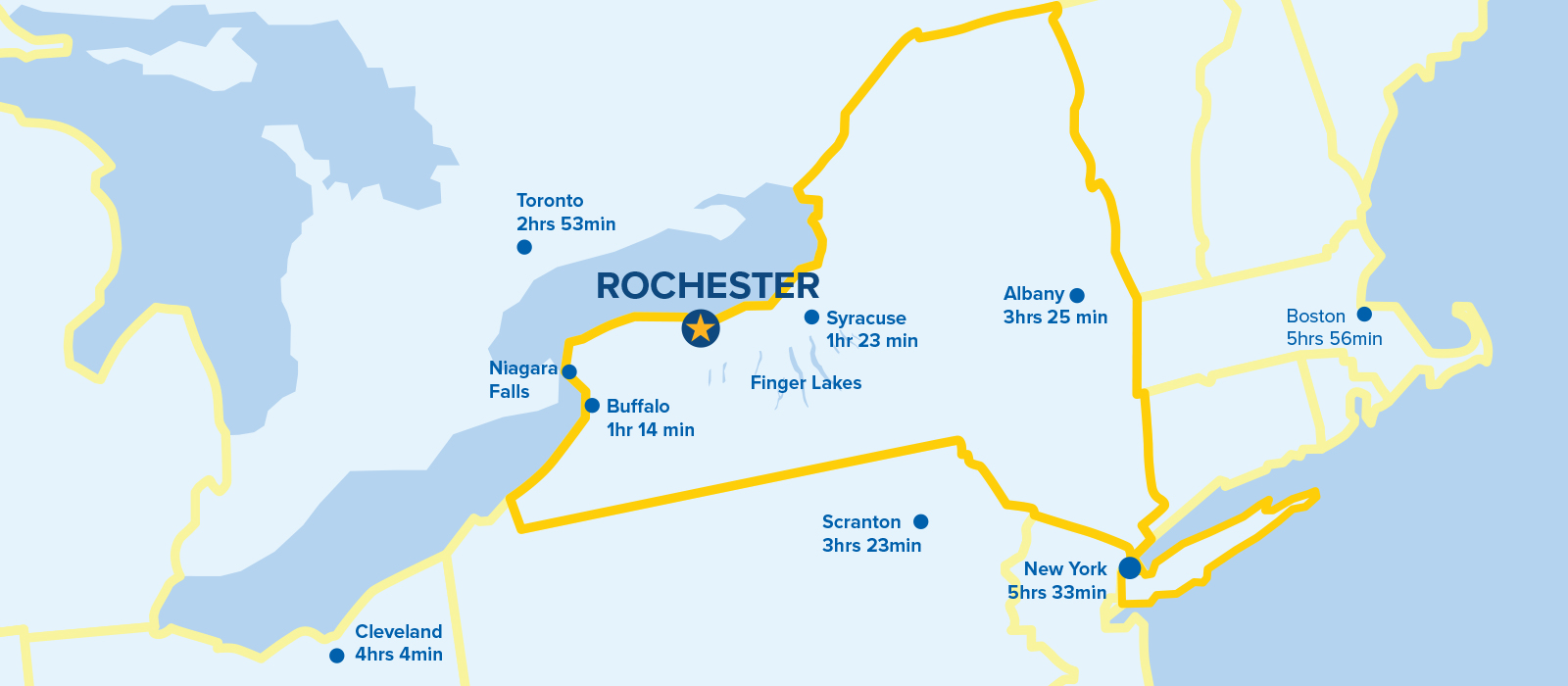 URMC is located in Western New York
